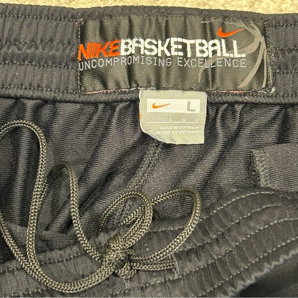 Nike Black Basketball Fleece Lined Sweatpants Joggers L - Picture 5 of 9